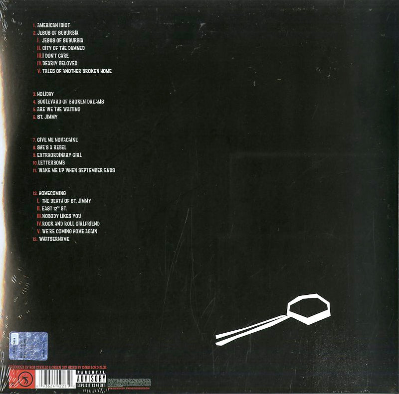 Green Day - American Idiot (Special Edt.Cd+Dvd+2Lp) (Boulevard Of Broken Dreams & Holiday) Lp 0093624922810