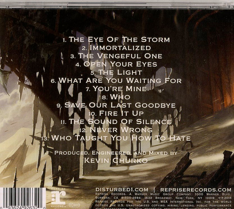Disturbed - Immortalized Cd 0093624926320