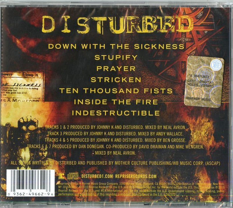 Disturbed - Disturbed Cd 0093624966296