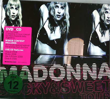 Madonna - Sticky & Sweet Tour(Cd+Dvd) Cd 0093624972846