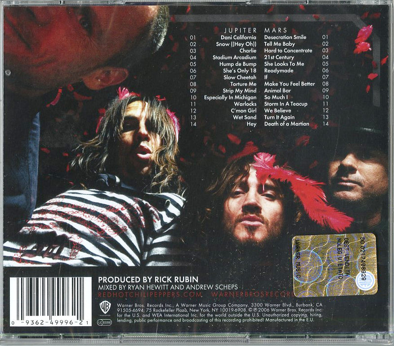 Red Hot Chili Peppers - Stadium Arcadium Cd 0093624999621