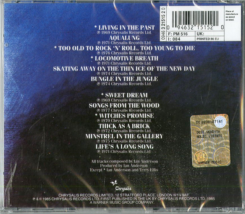 Jethro Tull - Original Masters Cd 0094632151520