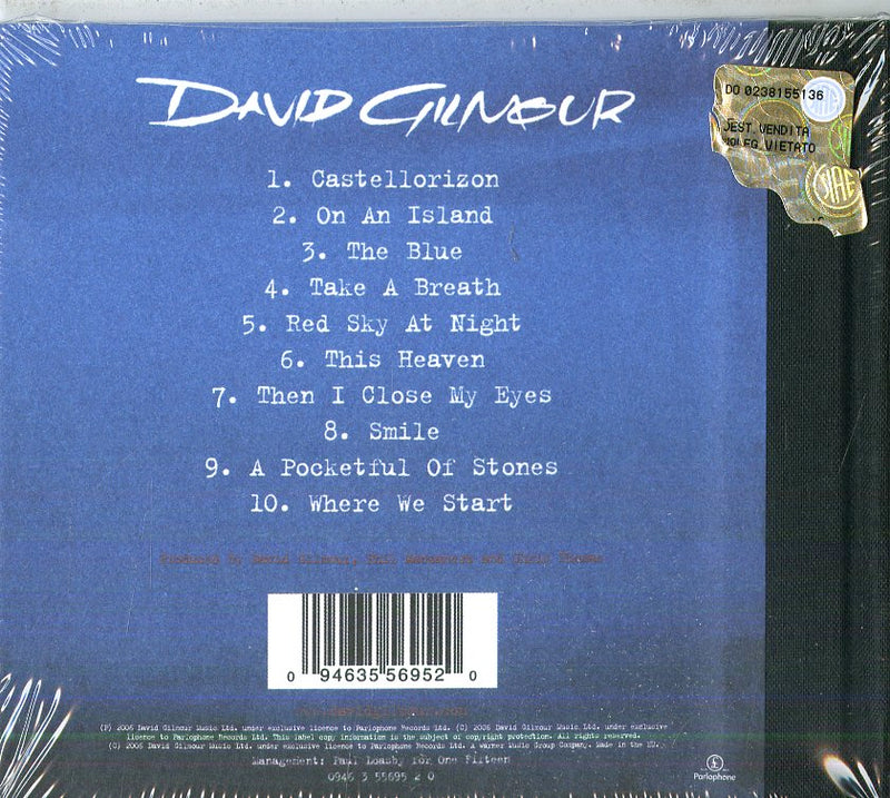 Gilmour David - On An Island Cd 0094635569520