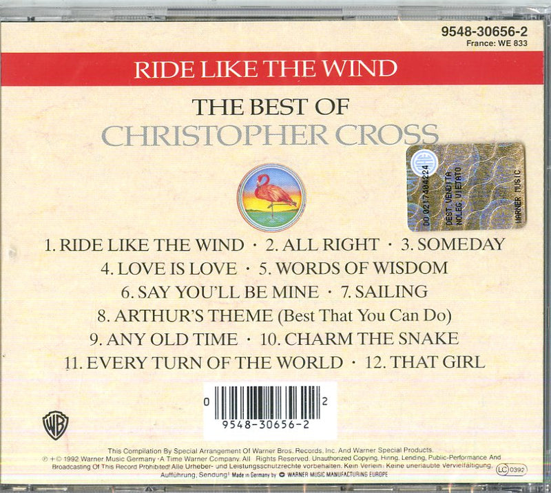 Cross Christopher - The Best Of Cd 0095483065622