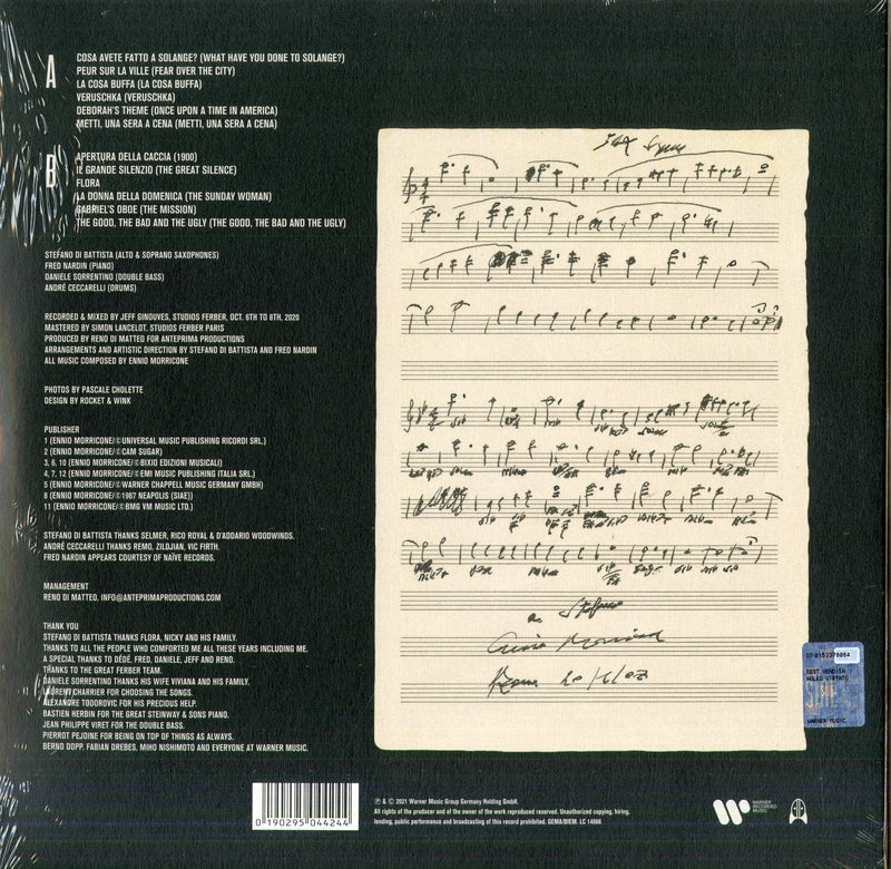 Di Battista Stefano - Morricone Stories (180 Gr.) Lp 0190295044244