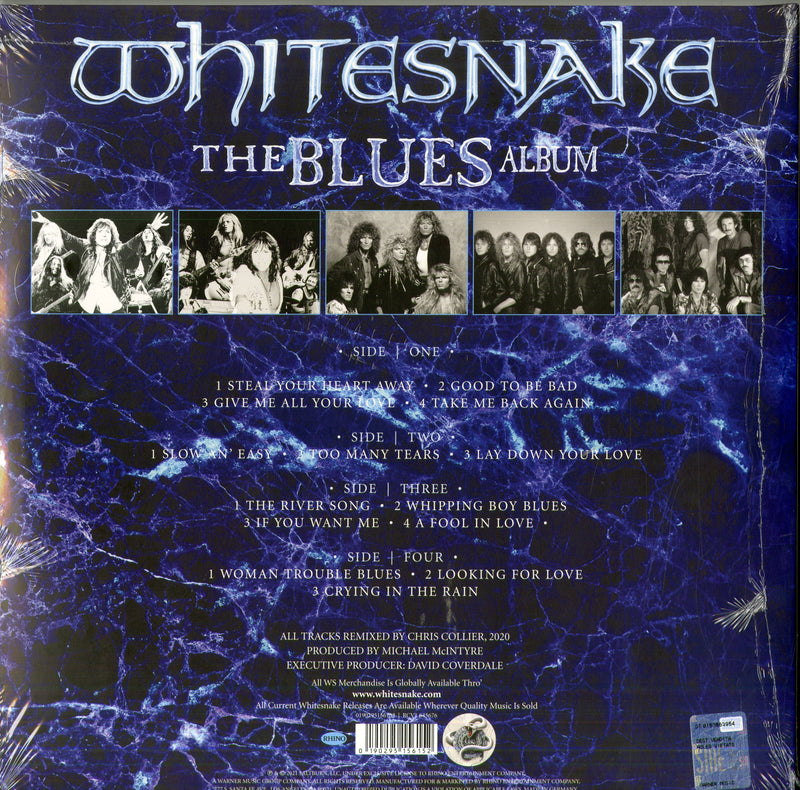 Whitesnake - The Blues Album (Blue Vinyl) Lp 0190295156152