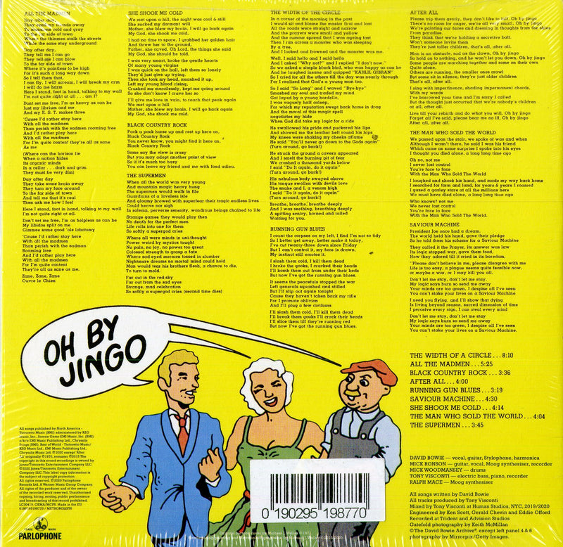 Bowie David - Metrobolist (Aka The Man Who Sold The World) Cd 0190295198770