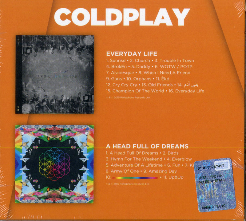 Coldplay - Everyday Life & A Head Full Of Dreams Cd 0190295211981