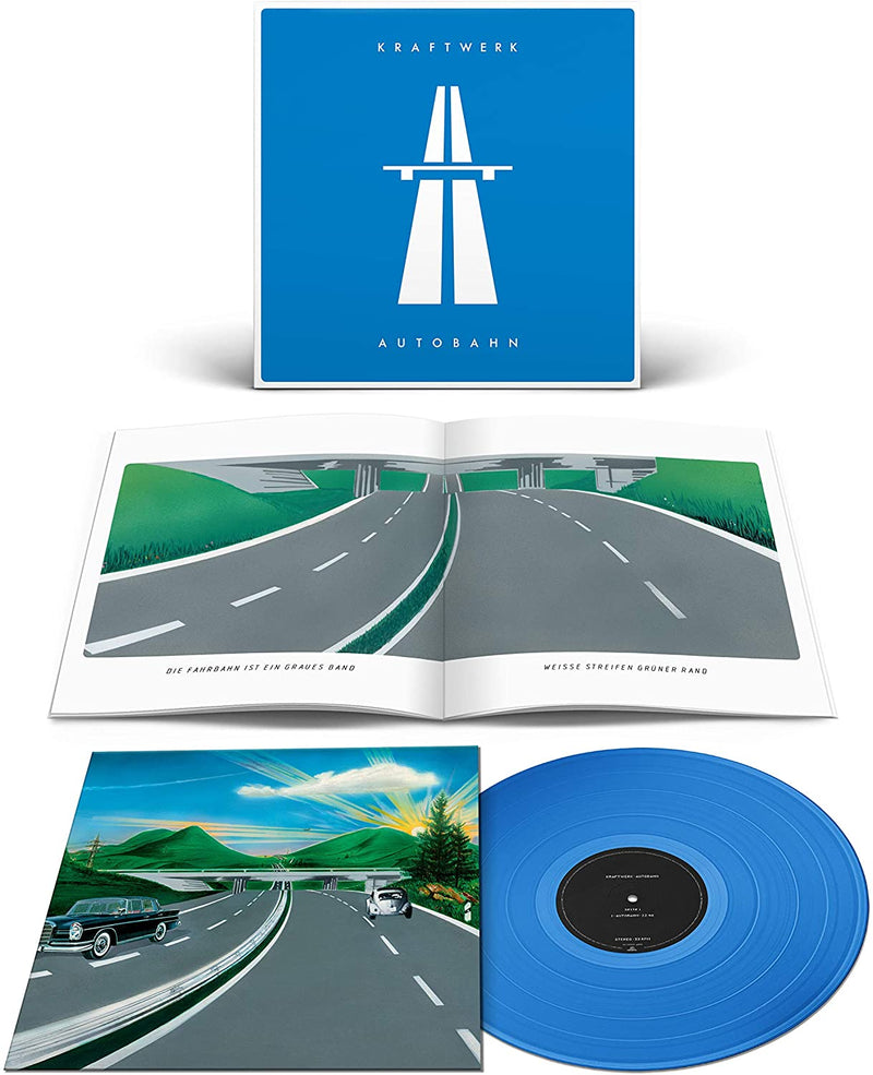 Kraftwerk - Autobahn (Vinyl Blue Transparent Remaster) Vinile LP - Vinyl record 0190295272432