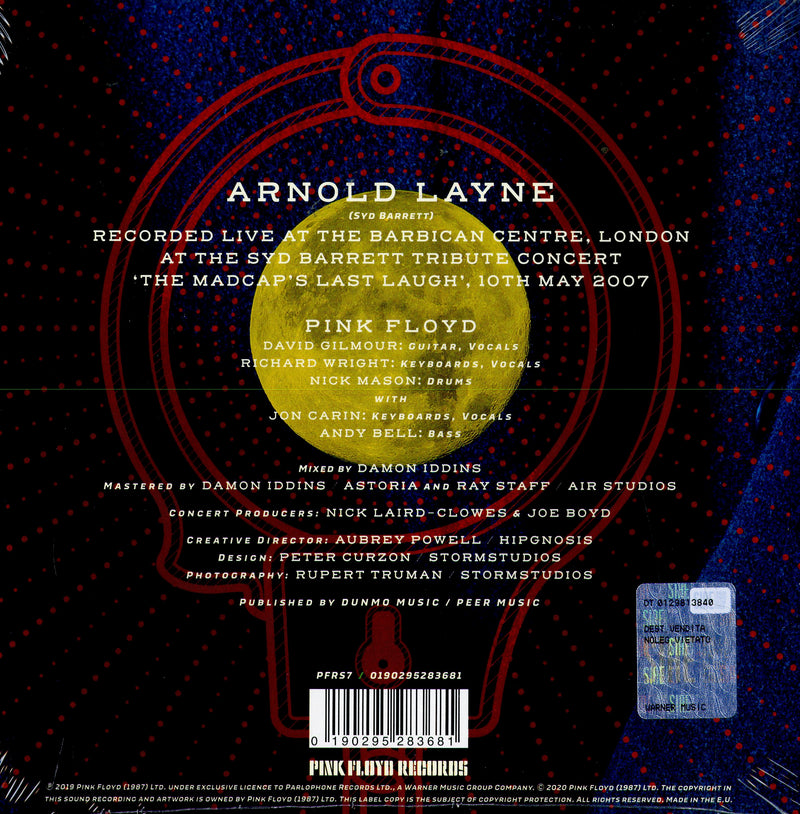 Pink Floyd - Arnold Layne (Live At Syd Barrett Tribute, 2007) (7" Limited Edt.) (Rsd 2020) Lp 0190295283681