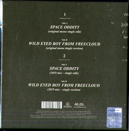 Bowie David - Space Oddity (50Th Annyversary 2 X 7" Single Box Set) Lp 0190295473792