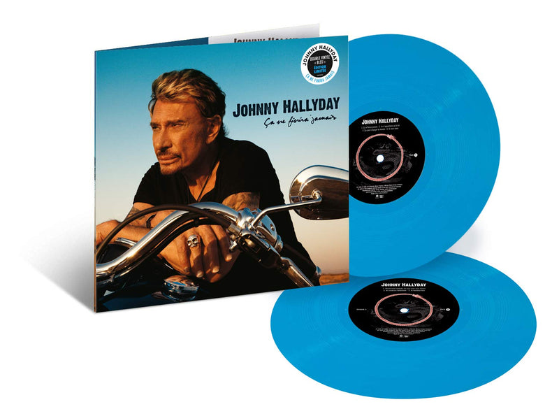 Hallyday Johnny - Ca Ne Finira Jamais (Vinile Celeste) Vinile LP - Vinyl record 0190295495534