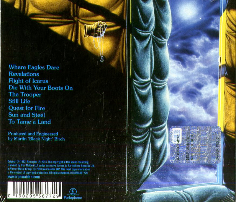 Iron Maiden - Piece Of Mind (Remastered) Cd 0190295567729