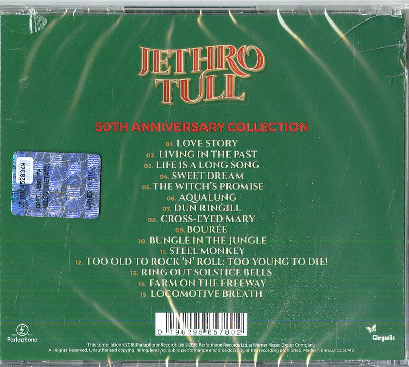 Jethro Tull - 50Th Anniversary Collection Cd 0190295657802