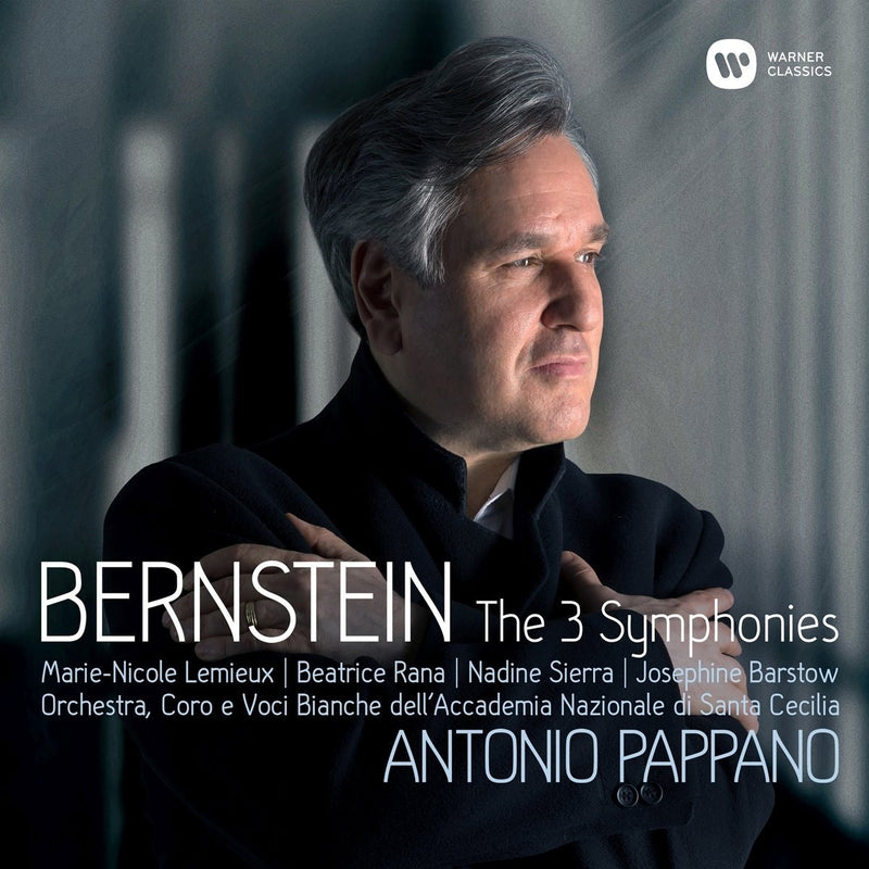 Leonard Bernstein, Antonio Pappano, Orchestra Dell'Accademia Di Santa Cecilia - The 3 Symphonies (Deluxe Edt.) Cd 0190295661588