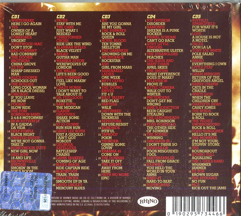 Compilation - 100 Greatest Rock Cd 0190295734466