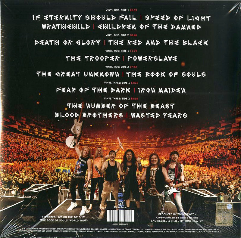 Iron Maiden - The Book Of Souls: Live Chapter (12") Lp 0190295760878