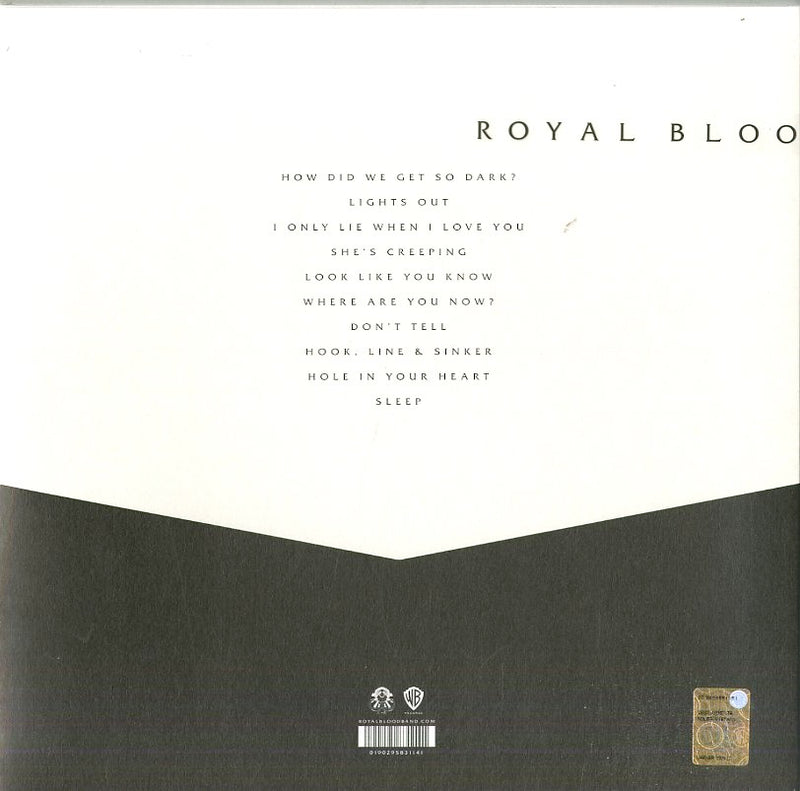 Royal Blood - How Did We Get So Dark? Lp 0190295831141
