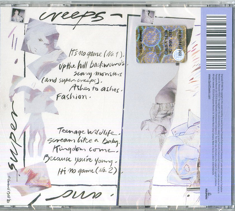 Bowie David - Scary Monsters (And Super Creeps)(Remastered Version) Cd 0190295842628