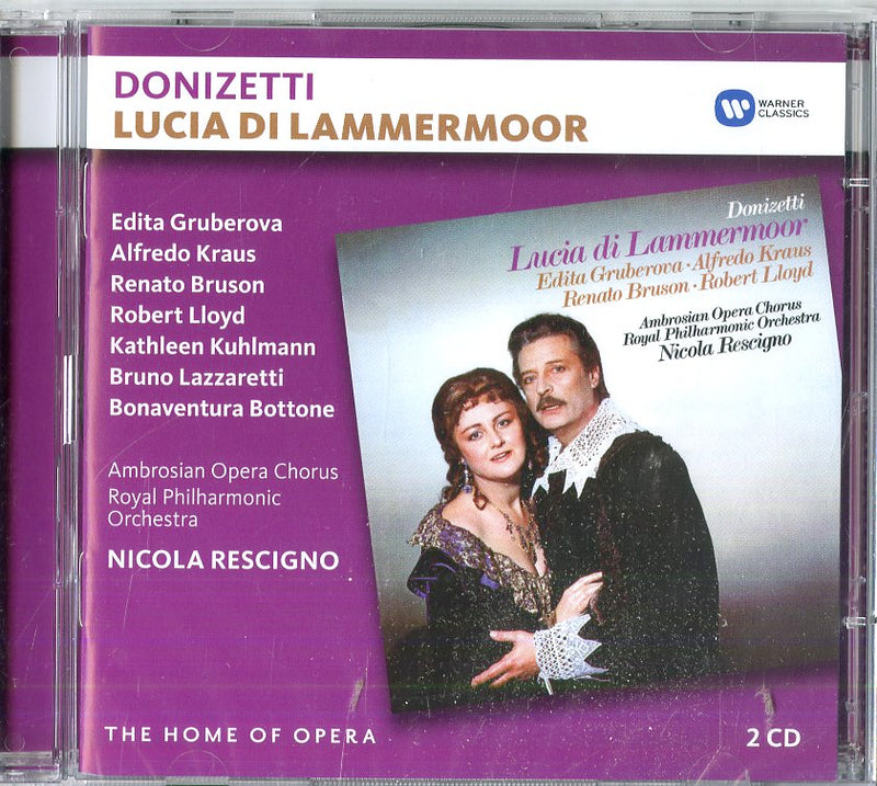 Nicola Rescigno( Direttore), Edita Gruberova( Lucia), Alfredo Kraus( Edgardo) - Lucia Di Lammermoor (Opera Completa) CD 0190295869076