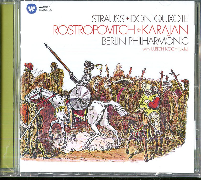 Mstislav Rostropovic( Violoncello), Ulrich Koch( Viola), Herbert Von Karajan - Don Quixote Cd 0190295892210