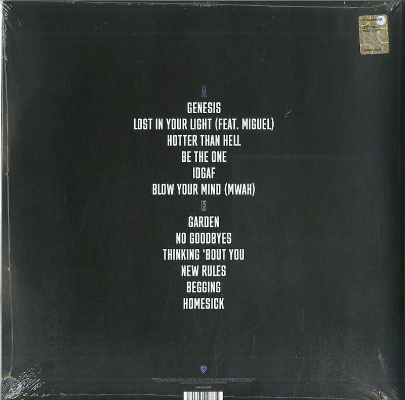 Dua Lipa - Dua Lipa Lp 0190295908874