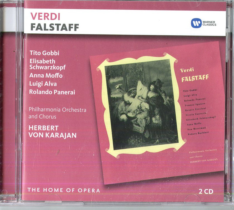 Herbert Von Karajan( Direttore), Gobbi, Schwarzkopf, - Falstaff