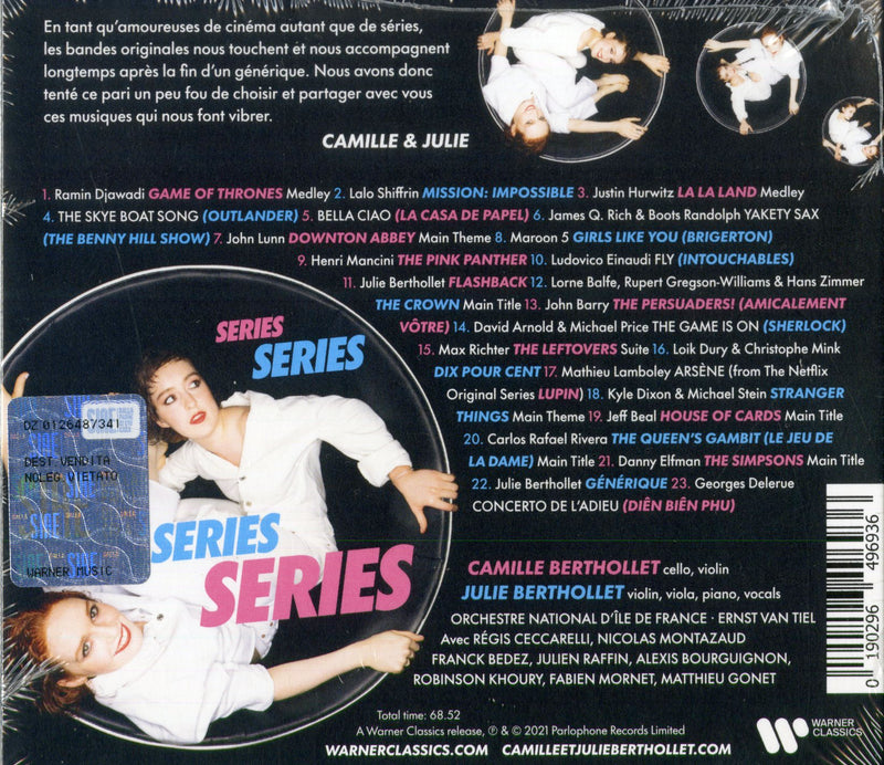 Berthollet Camille & Julie - Series Cd 0190296496936