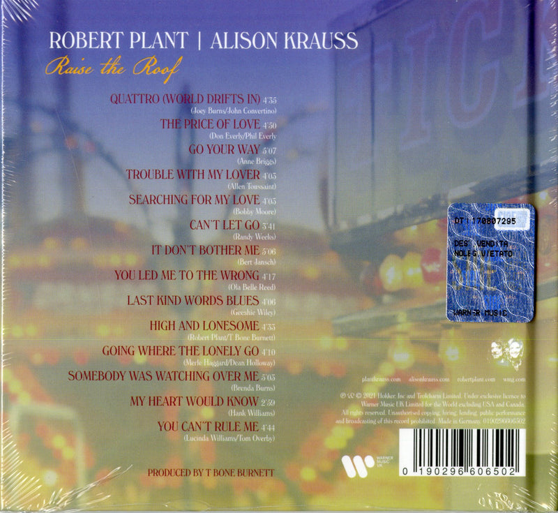 Plant Robert & Krauss Alison - Raise The Roof Cd 0190296606502