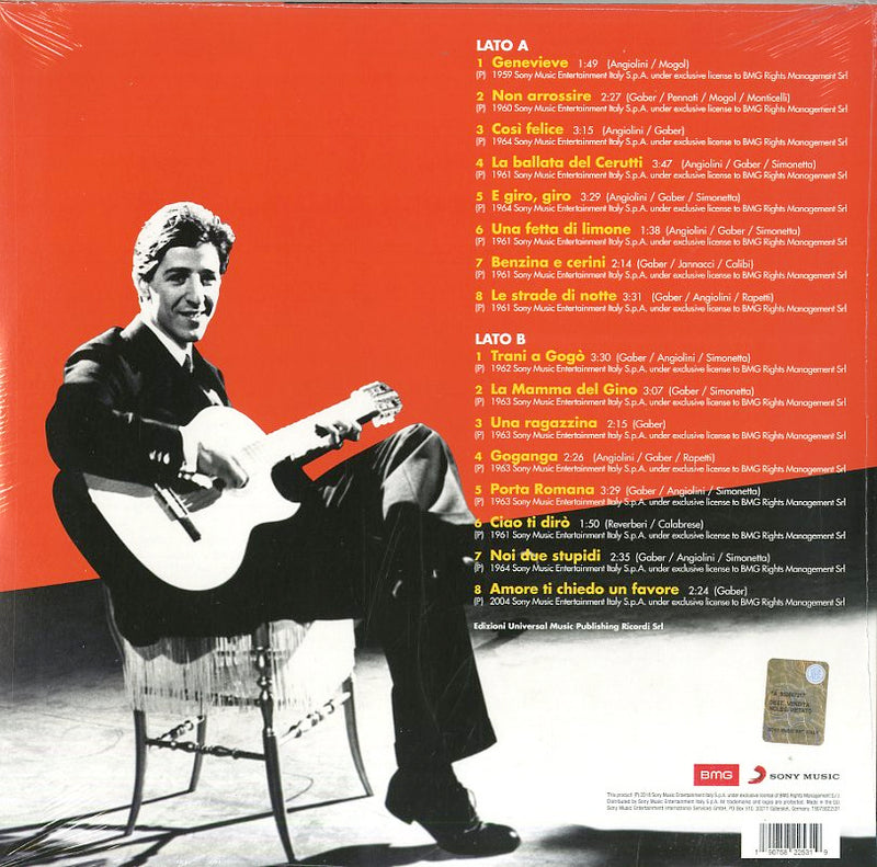 Gaber Giorgio - Prima Del Sig. G Lp 0190758225319