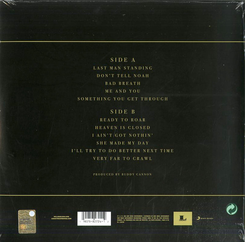 Nelson Willie - Last Man Standing Vinile LP - Vinyl record 0190758272412