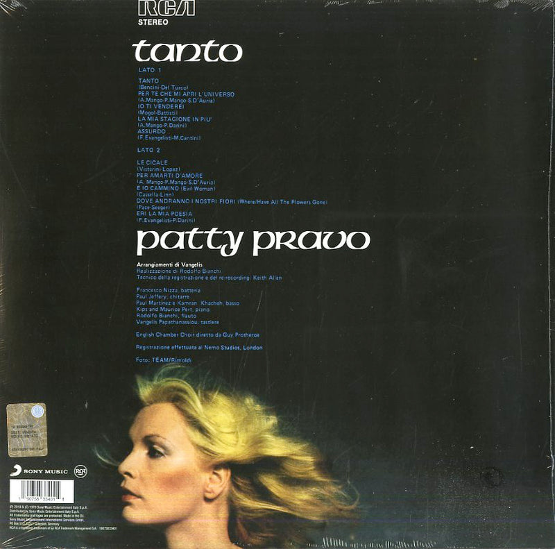 Pravo Patty - Tanto (Rsd18) Vinile LP - Vinyl record 0190758334011