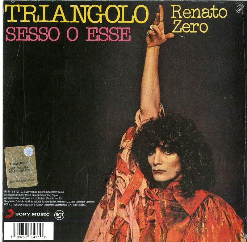 Zero Renato - Triangolo, Sesso O Esse (7" Rsd18) Vinile LP - Vinyl record 0190758334370