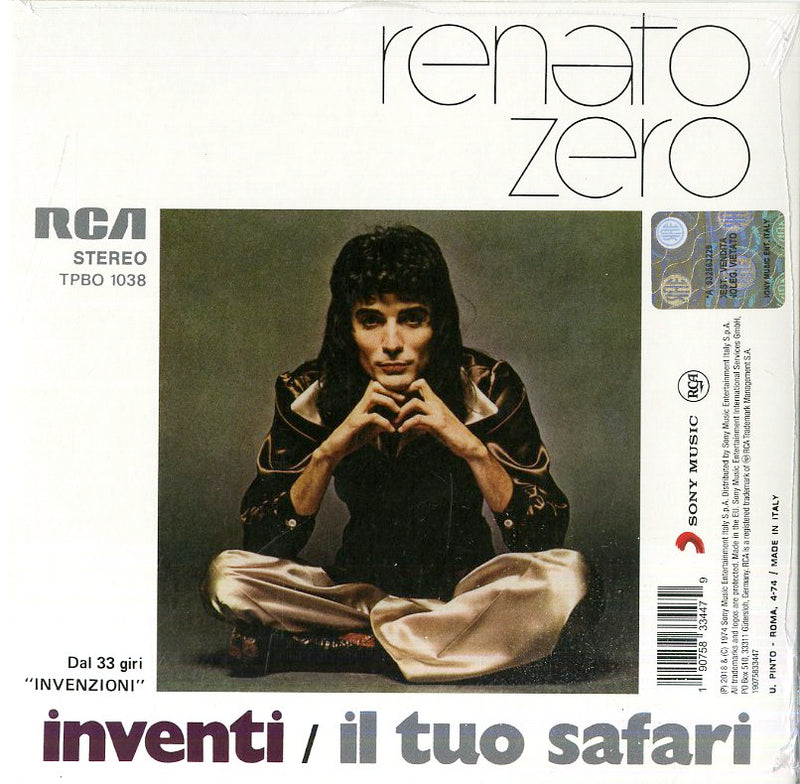 Zero Renato - Inventi, Il Tuo Safari 7" (Rsd18) Lp 0190758334479