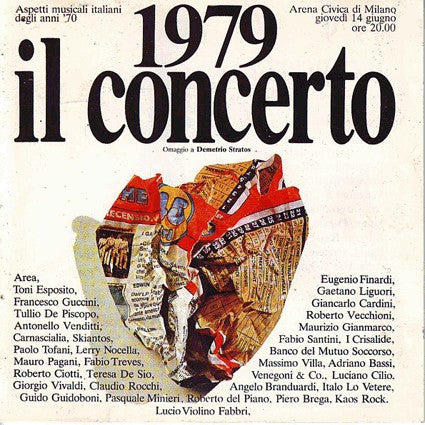 Compilation - 1979 Il Concerto Omaggio A Demetrio Stratos (Rsd 2019)(Vinile Rosso) Lp 0190758696416