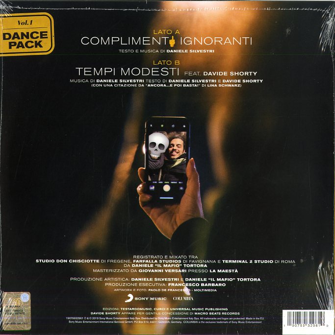 Silvestri Daniele - Complimenti Ignoranti (10") Vinile LP - Vinyl record 0190759329610