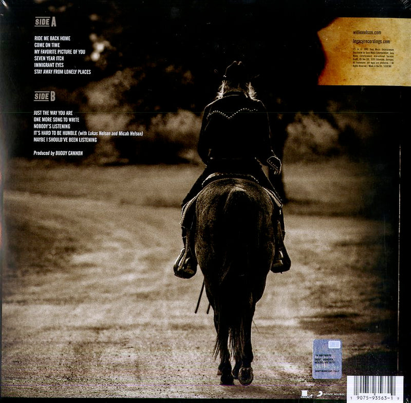 Nelson Willie - Ride Me Back Home Vinile LP - Vinyl record 0190759356319