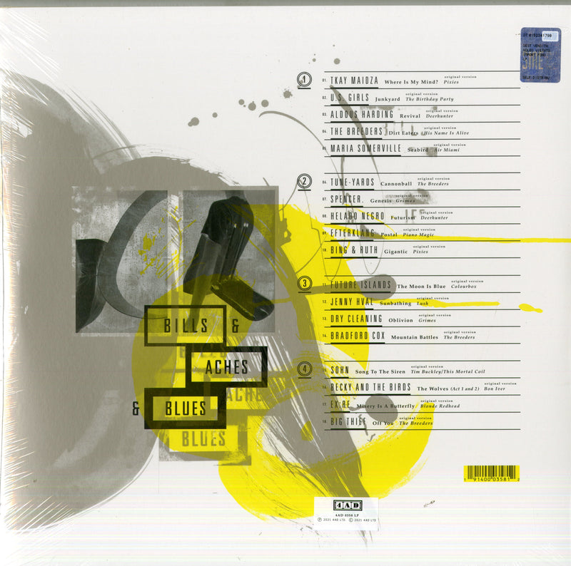Compilation - Bills & Aches & Blues (40 Years Of 4Ad) Lp 0191400035812