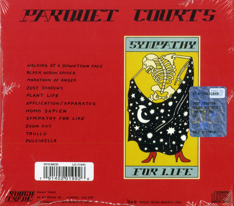 Parquet Courts - Sympathy For Life Cd 0191402019926