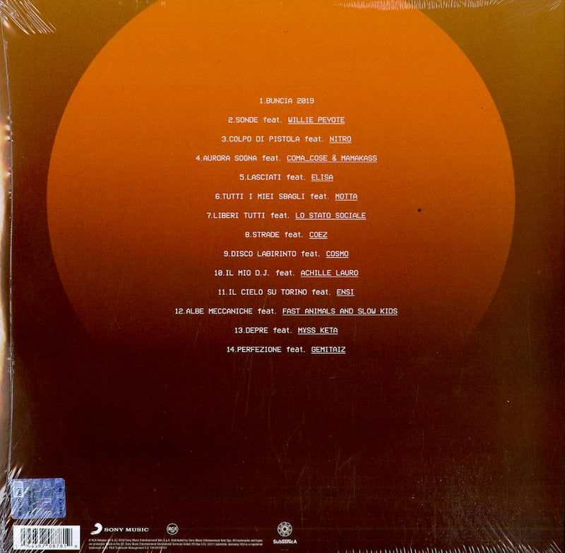 Subsonica( Feat. Elisa, A. Lauro, Coez, Gemitaiz, W. Peyote, Nitro...) - Microchip Temporale Lp 0194397087819