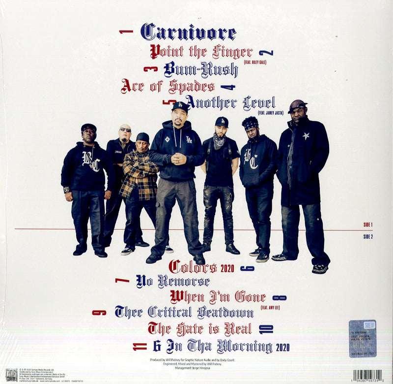 Body Count - Carnivore (Vinyl Gatefold Lp + Cd + Poster) Vinile LP - Vinyl record 0194397197310