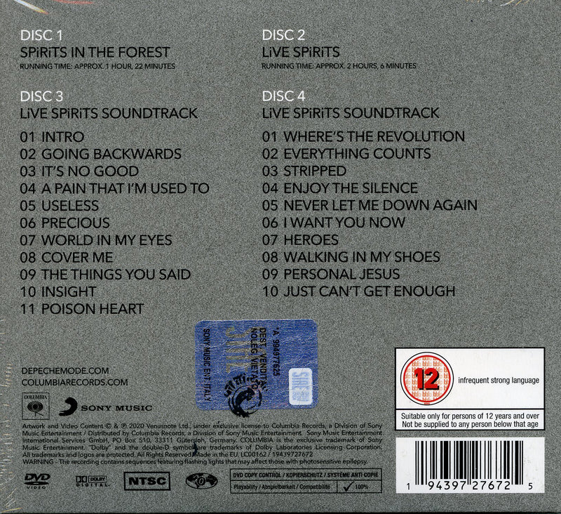 Depeche Mode - Spirits In The Forest (2 Cd + 2 Dvd) Cd 0194397276725