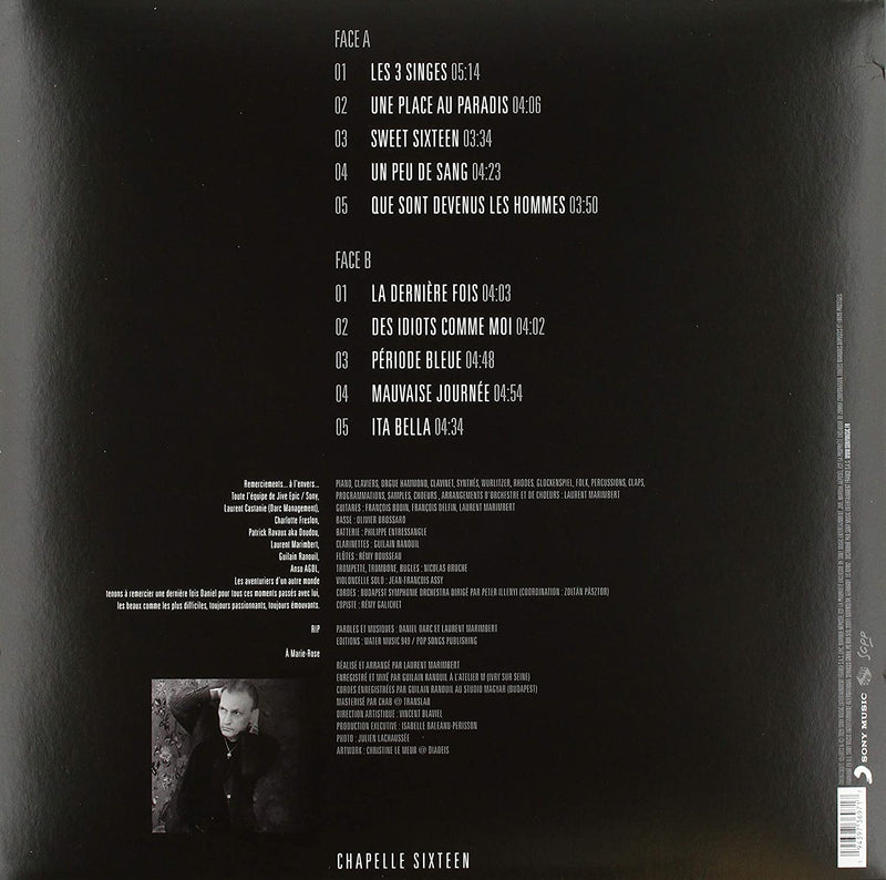 Darc Daniel - Chapelle Sixteen Lp 0194397369717