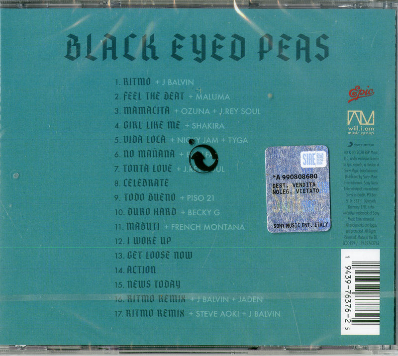 Black Eyed Peas - Translation CD 0194397637625