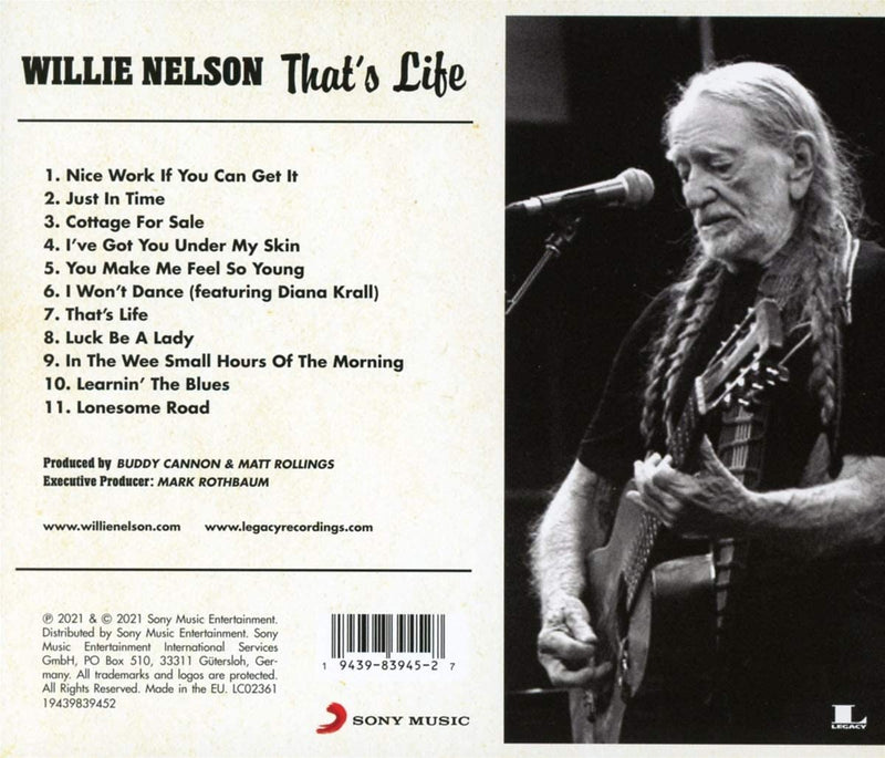 Nelson Willie - That'S Life Cd 0194398394527