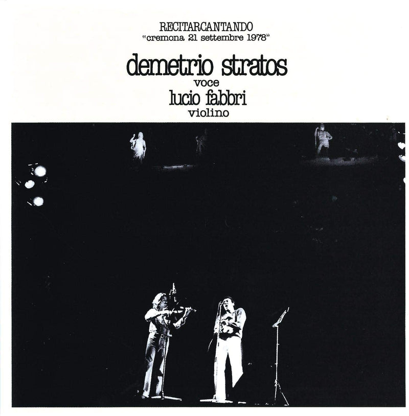 Stratos Demetrio - Recitarcantando: Cremona 21 Settembre 1978 (Vinile 140 Gr Giallo) (Rsd 21) Lp 0194398484112