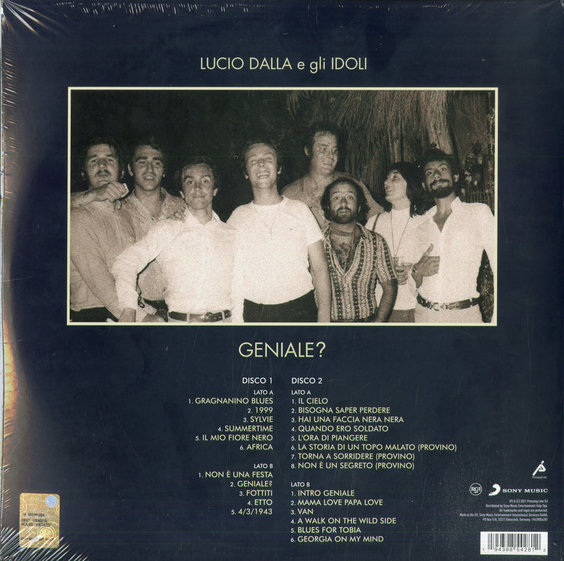Dalla Lucio E Gli Idoli - Geniale (Nuova Edizione 2021 Con Bonus) Lp 0194398542812