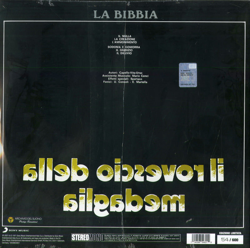 Il Rovescio Della Medaglia - La Bibbia (180 Gr Giallo E Numerato) (Rsd 21) Lp 0194398548210