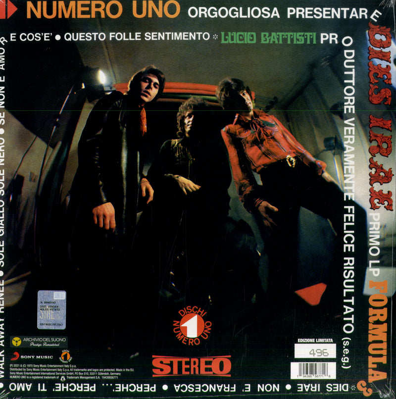 Formula 3 - Dies Irae (Vinile 180 Gr Arancione Numerato) (Rsd 21) Lp 0194398567716