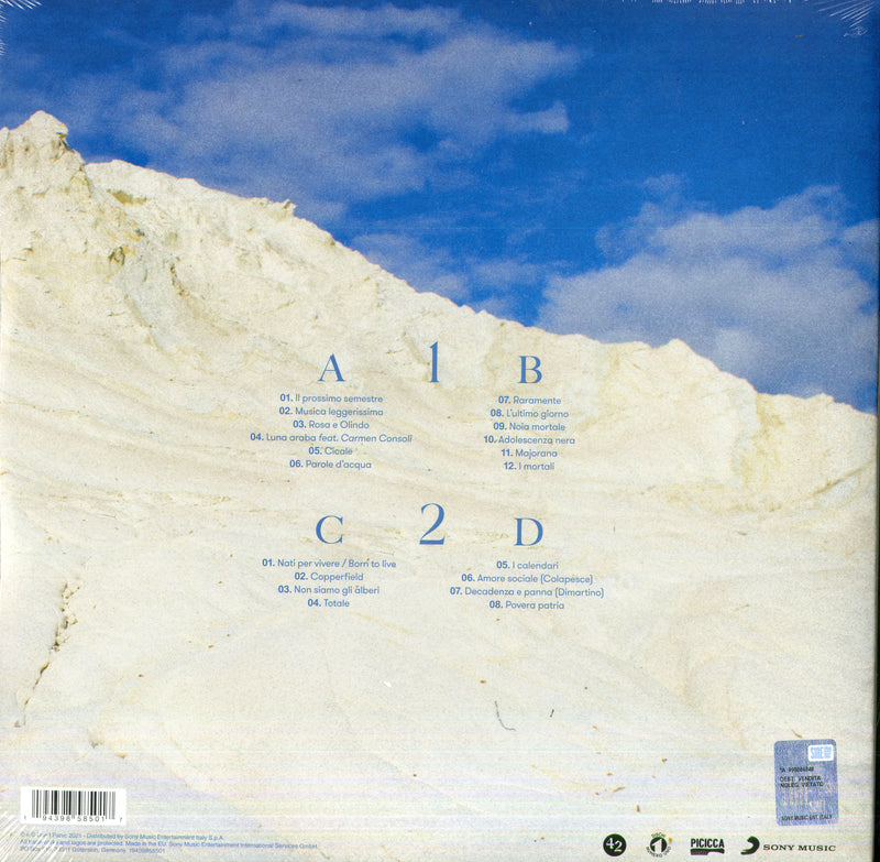 Colapesce, Dimartino - I Mortali 2 Vinile Standard Lp 0194398585017